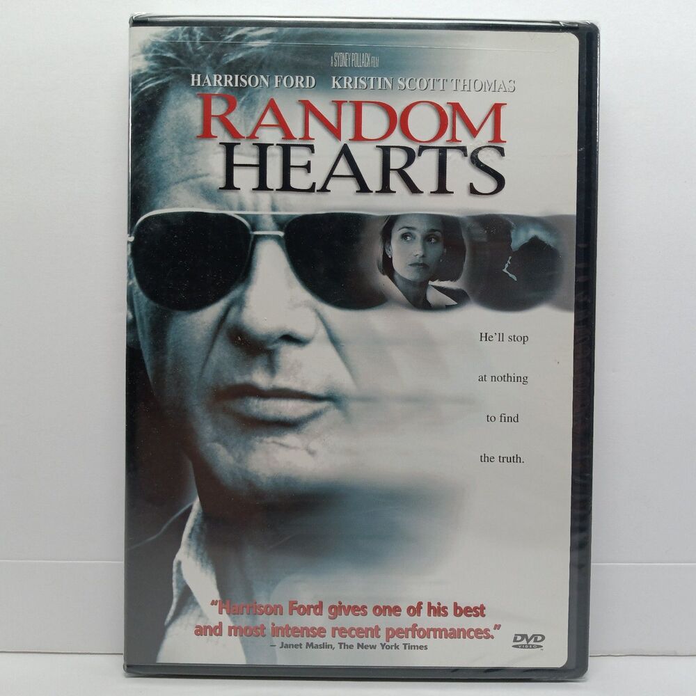 Random Hearts DVD Harrison Ford Kristen Scott Thomas 1999 Thriller Movie NEW
